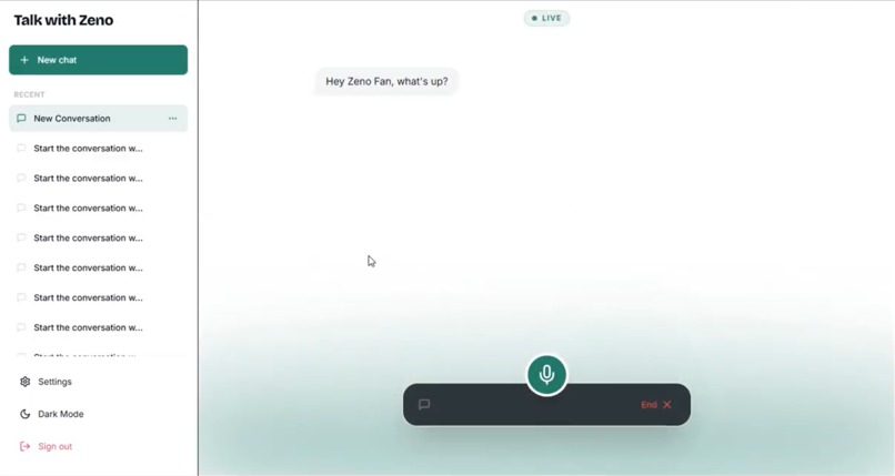 Talk With Zeno – screenshot 2