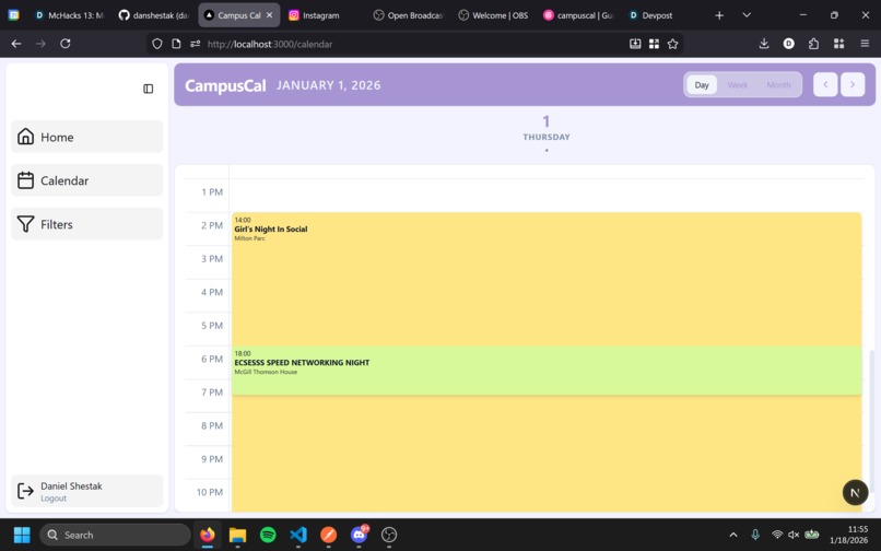 CampusCal – screenshot 3