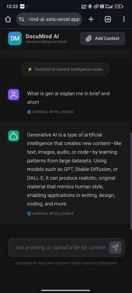  DocuMind AI – screenshot 1