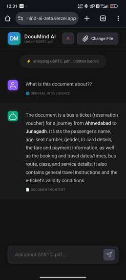  DocuMind AI – screenshot 2