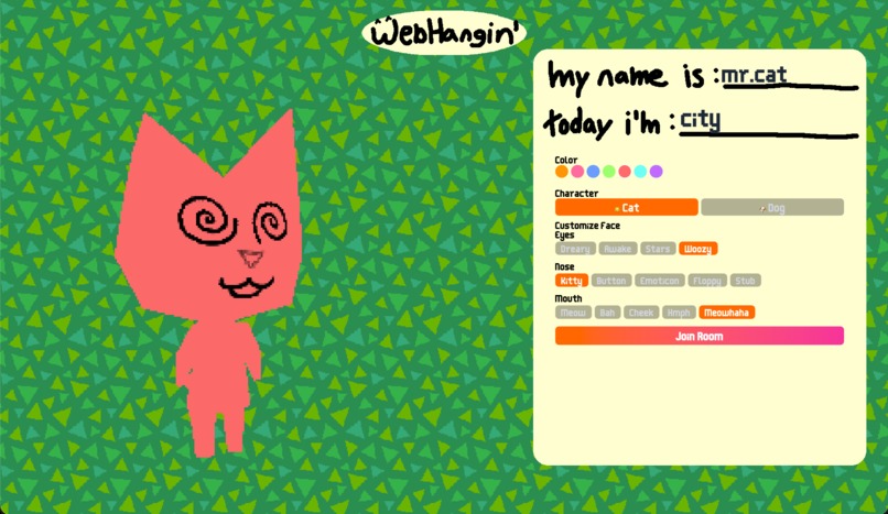 WebHangin' – screenshot 1