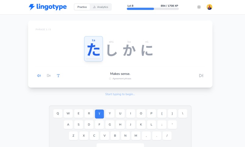 LingoType – screenshot 2