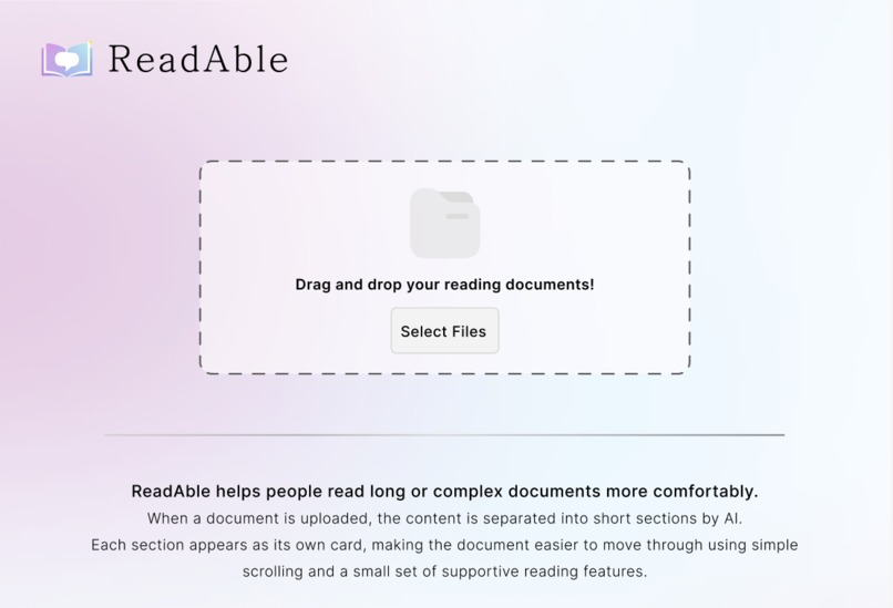 ReadAble – screenshot 1