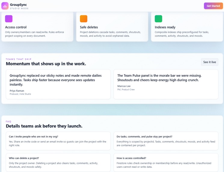 GroupSync – screenshot 4