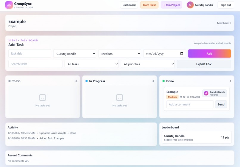 GroupSync – screenshot 5