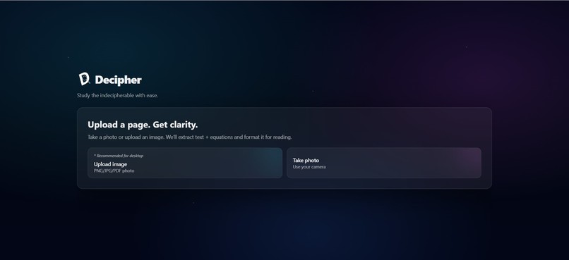 Decipher – screenshot 1