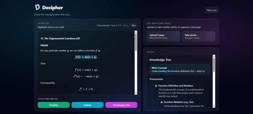 Decipher – screenshot 3