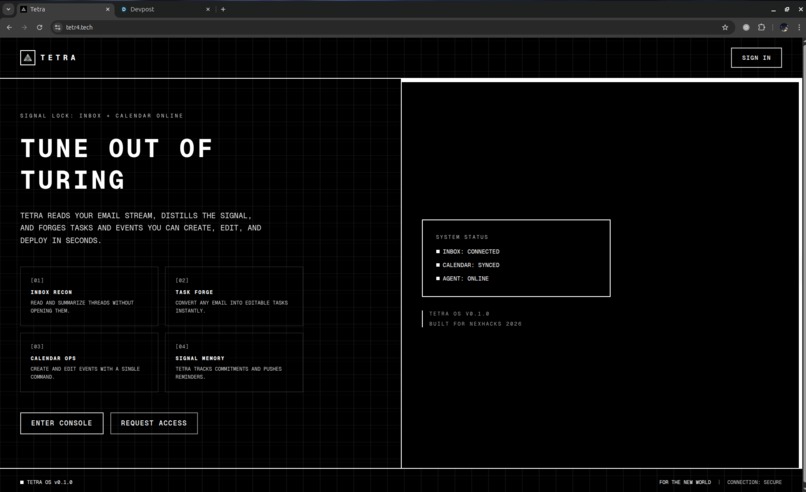 Tetra – screenshot 2