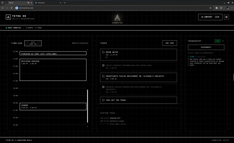 Tetra – screenshot 1