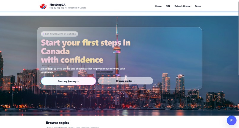 First Step Canada – screenshot 1