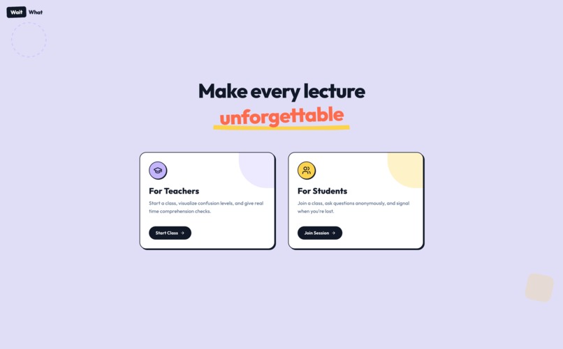 WaitWhat – screenshot 1