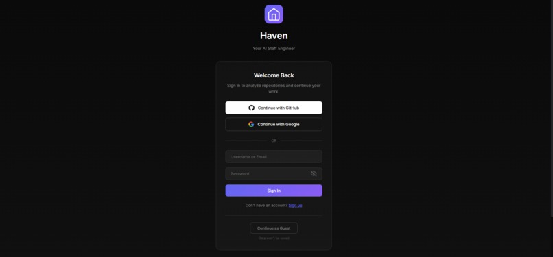 Haven – screenshot 1