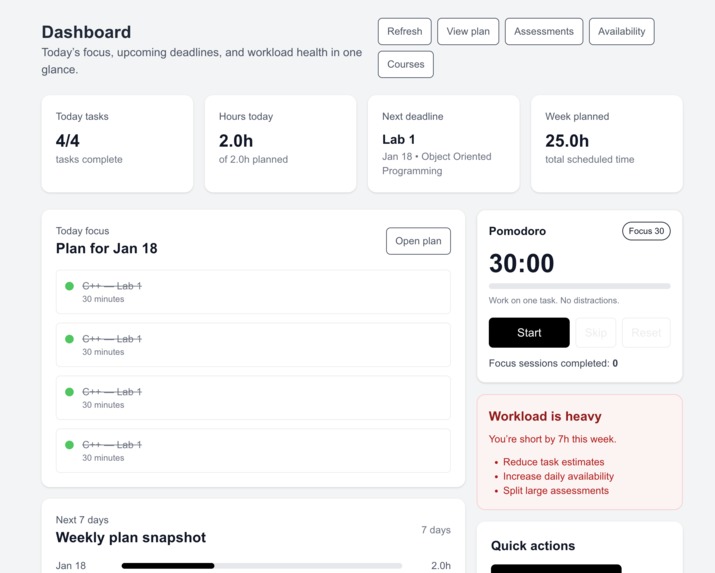 PlanPannel – screenshot 1