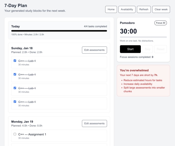 PlanPannel – screenshot 2