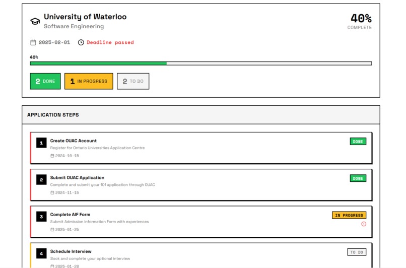 AdmitTree – screenshot 4