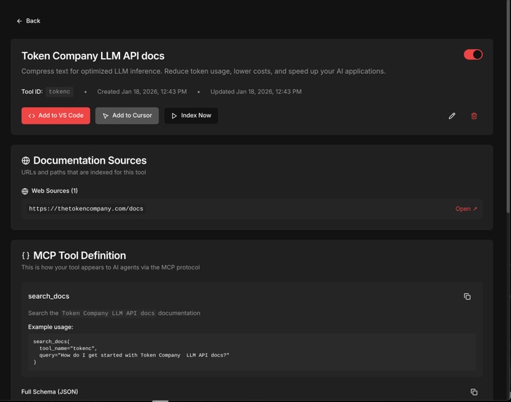 Docs2MCP – screenshot 3