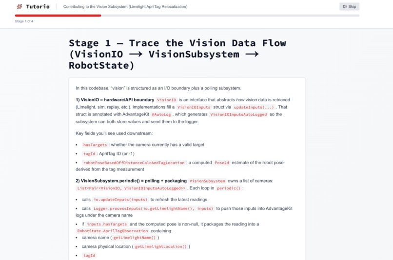 Tutorio – screenshot 1