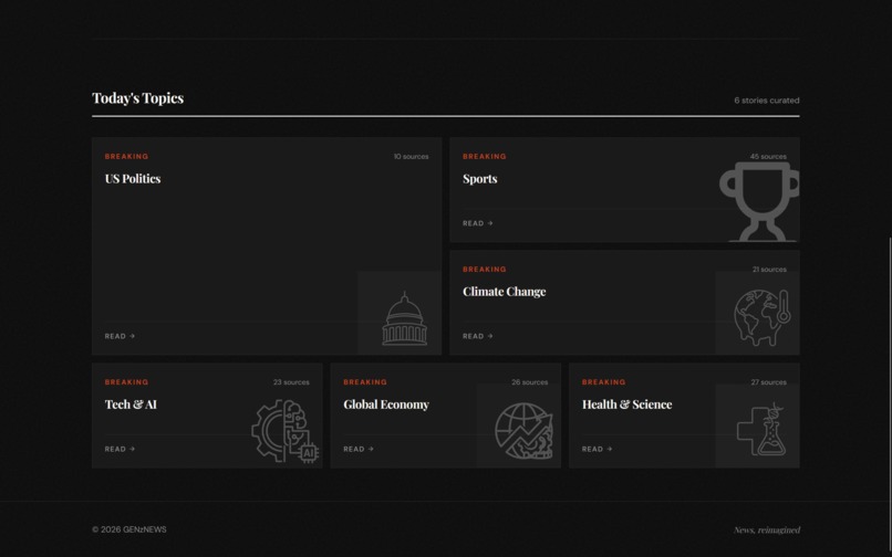 GENzNEWS – screenshot 2