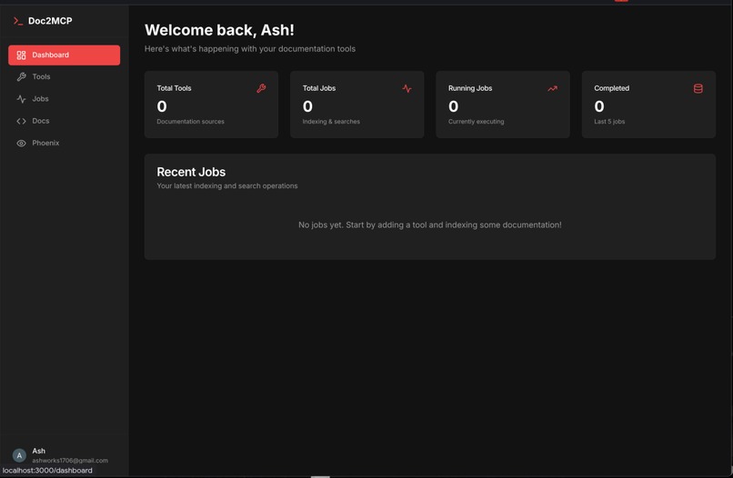 Docs2MCP – screenshot 2