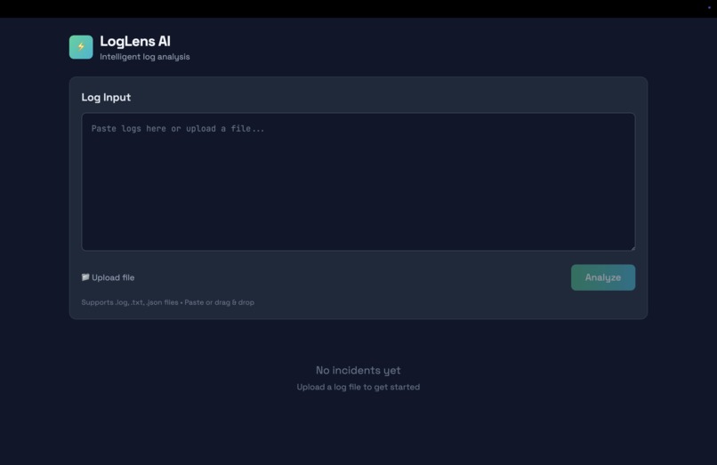 LogLens AI – screenshot 1