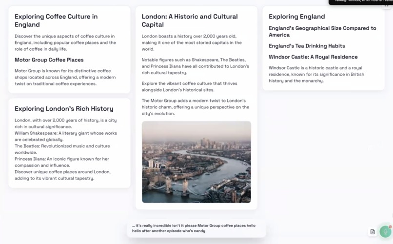 GenUI – screenshot 2
