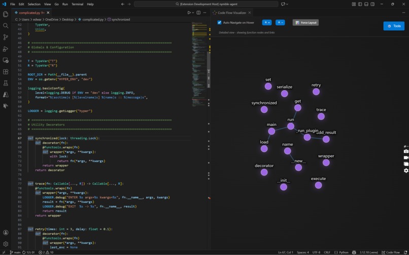 Code Flow Visualizer – screenshot 3