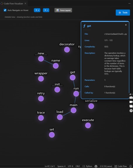 Code Flow Visualizer – screenshot 2