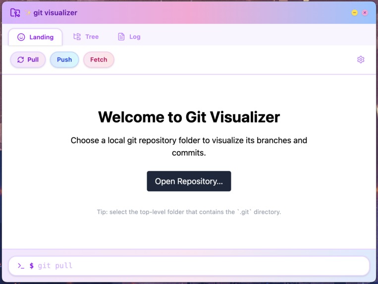 git-visualizer – screenshot 1