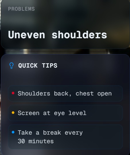 Shrimply: Real-time Posture Monitoring – screenshot 3