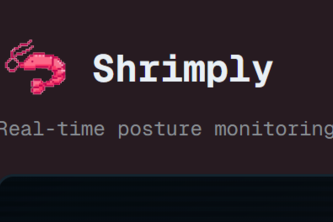 Shrimply: Real-time Posture Monitoring