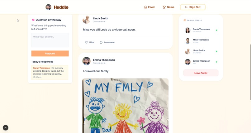 Huddle – screenshot 2