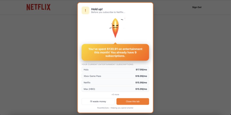 RoastMySubs – screenshot 7