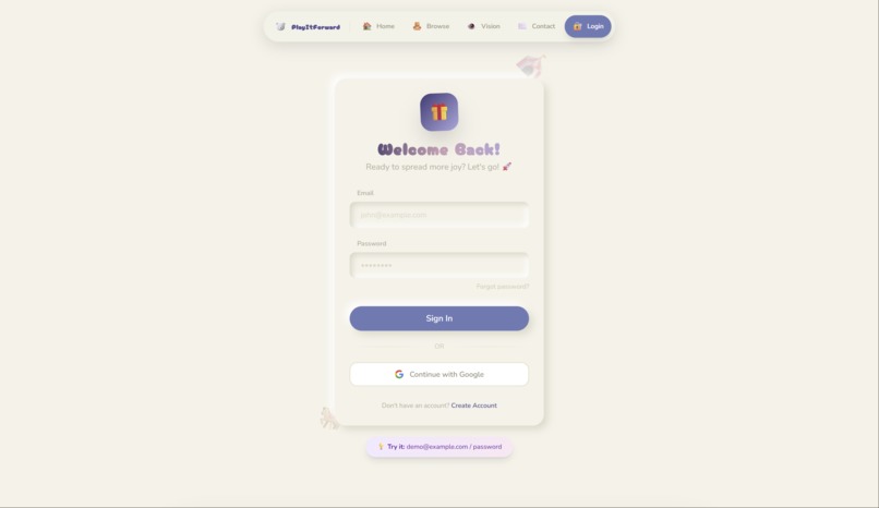 Play It Forward – screenshot 4