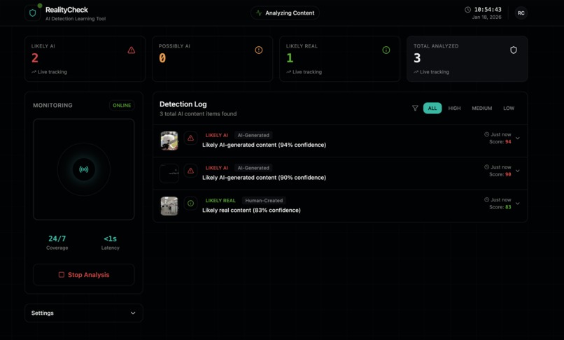 Reality Check – screenshot 2