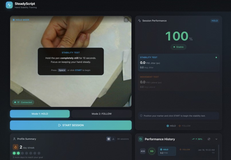 SteadyScript – screenshot 1