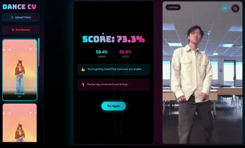 Dance CV – screenshot 1