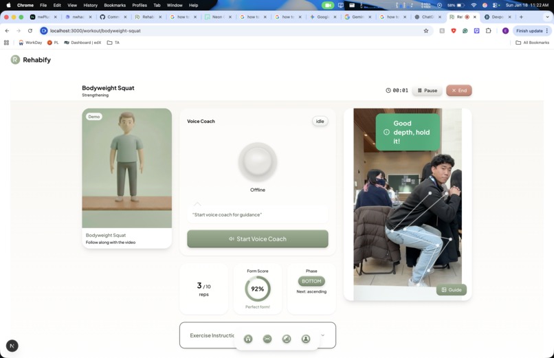 Rehabify – screenshot 2