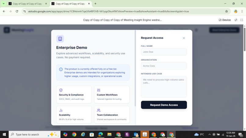 Meeting Insight  – screenshot 4