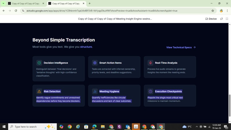Meeting Insight  – screenshot 5