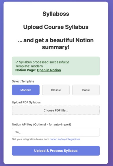 Syllaboss – screenshot 2