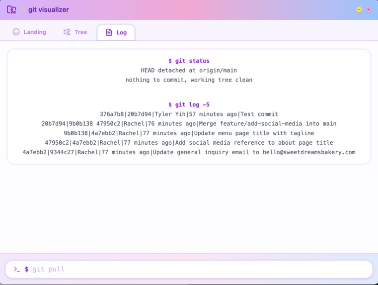 git-visualizer – screenshot 3
