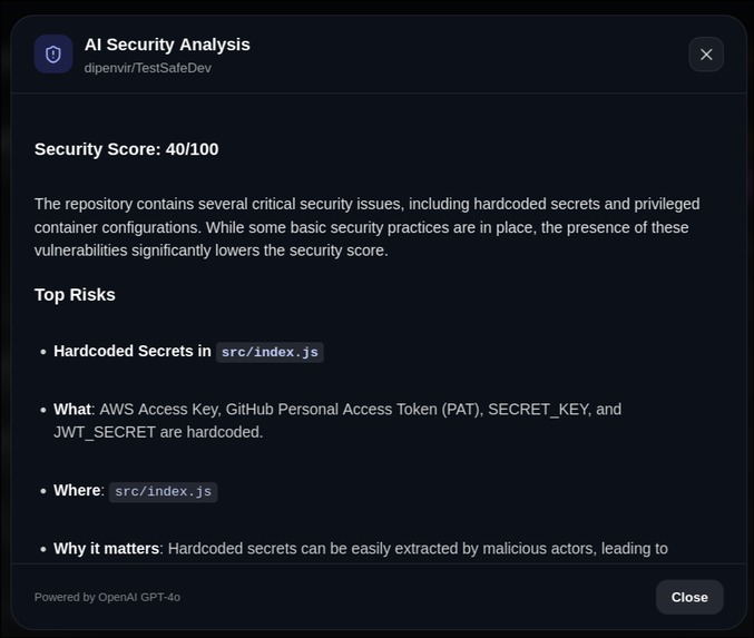 SafeDev – screenshot 1