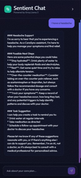 CareSync – screenshot 2