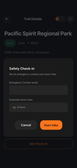 TrailSafe – screenshot 5
