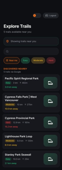 TrailSafe – screenshot 3