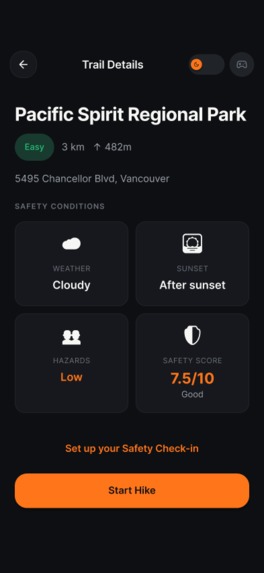 TrailSafe – screenshot 4