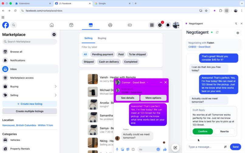 Negotiagent – screenshot 3