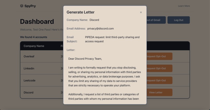 SpyPry – screenshot 2