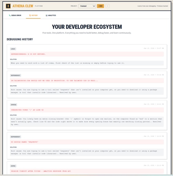 Theseus Clew Part of the Athena Clew Ecosystem – screenshot 2