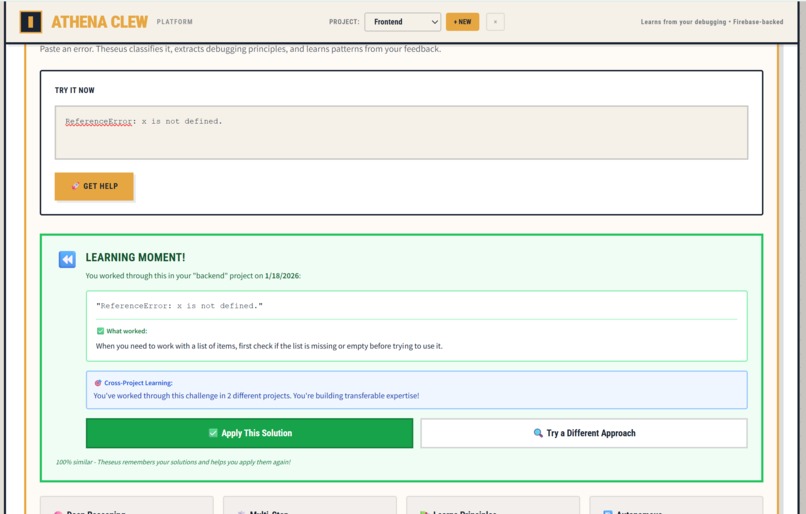 Theseus Clew Part of the Athena Clew Ecosystem – screenshot 4